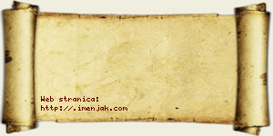 Dina Kričak vizit kartica